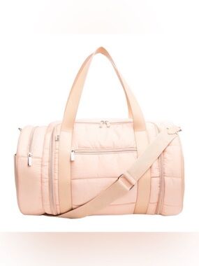 NWT BÉIS Beige Puffer Duffle from Après Ski Collection — Limited and Very Rare!